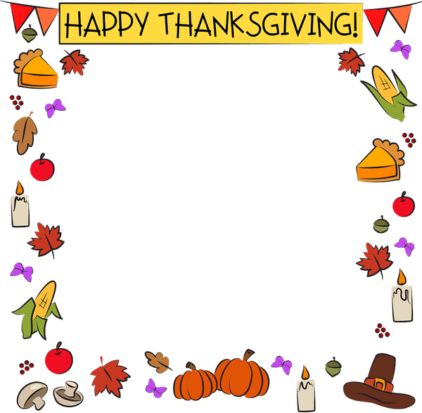 Thanksgiving Frame PNG