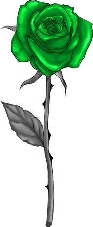 Green Rose PNG