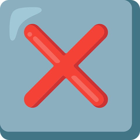 Red X Emoji PNG