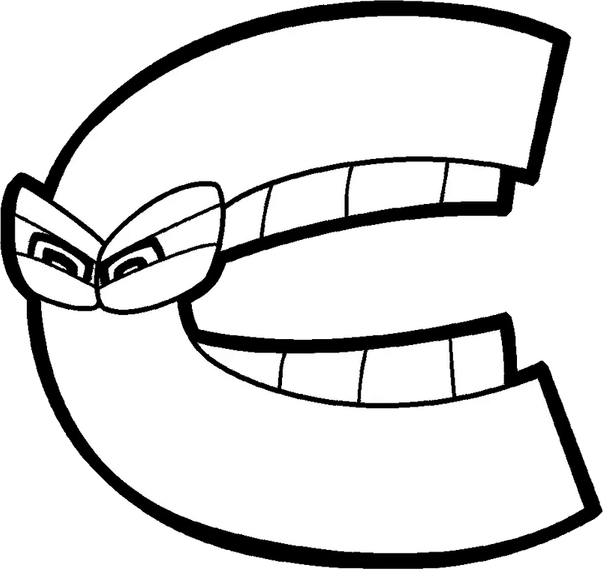 Alphabet Lore Letter C PNG