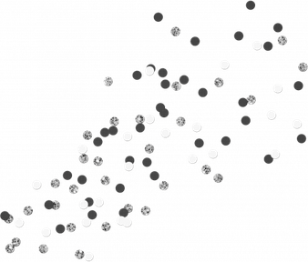 Silver Confetti PNG