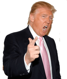 Trump Yelling PNG