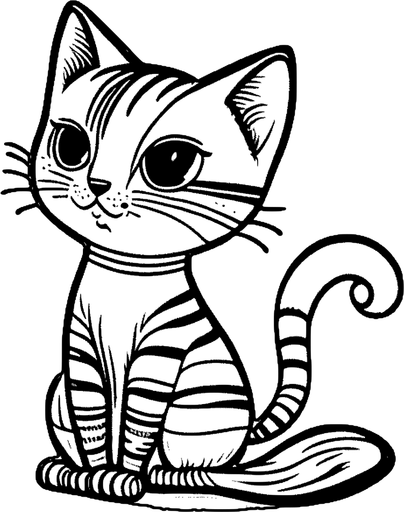 Sitting Cat PNG