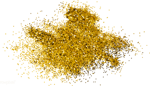 Golden Glitter PNG