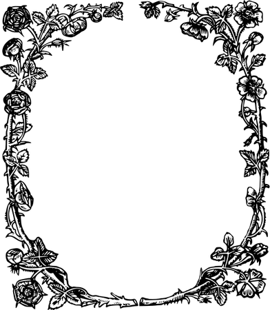 Rose Frame PNG