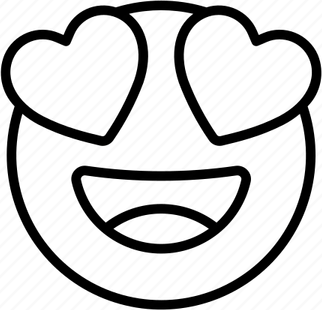 Emoji Heart Eyes PNG