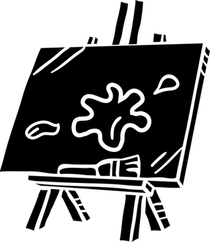 Canvas Easel PNG