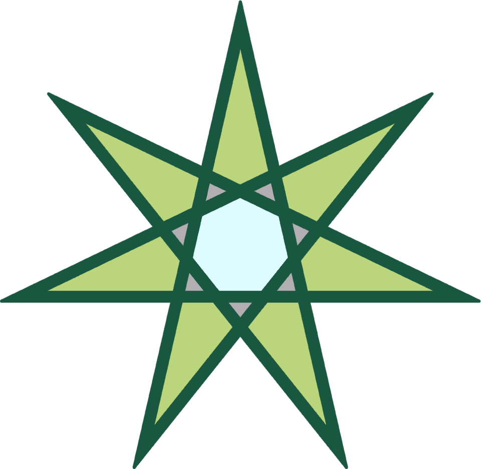 7 Pointed Star PNG
