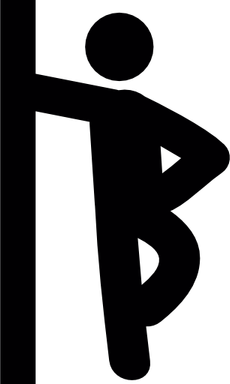 Guy Leaning Against Wall PNG
