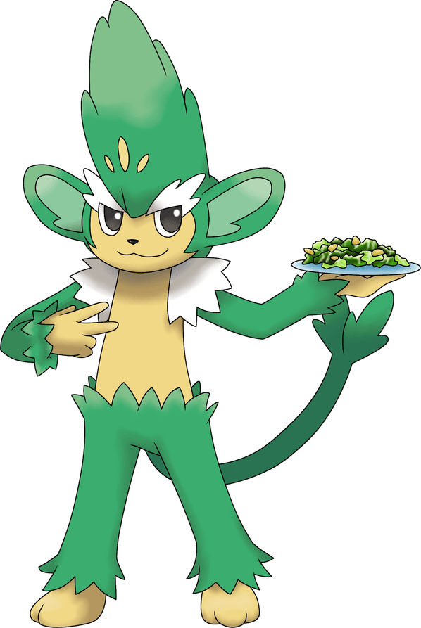 Pansage Pokemon PNG