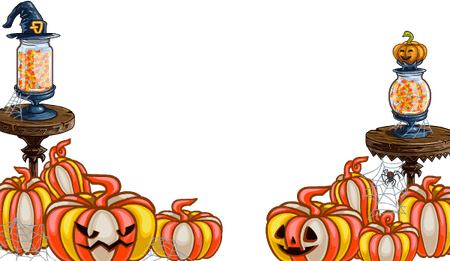 Pumpkin Border PNG