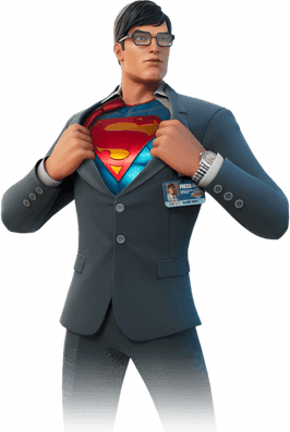 Fornite Clark Kent PNG