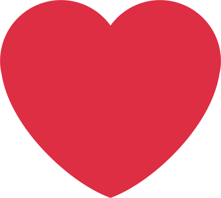 Red Heart Emoji PNG