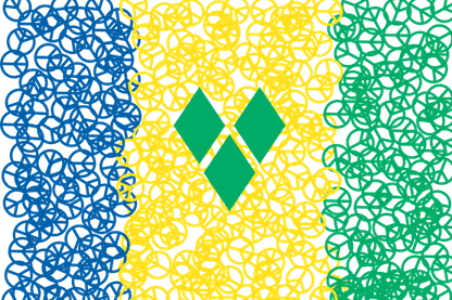 Saint Vincent And The Grenadines Flag PNG
