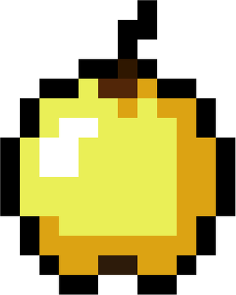 Minecraft Apple PNG