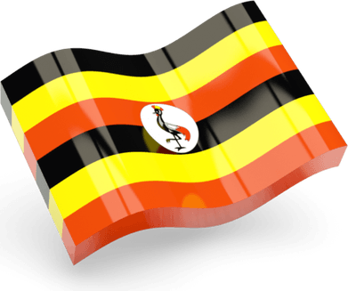 Uganda Flag PNG