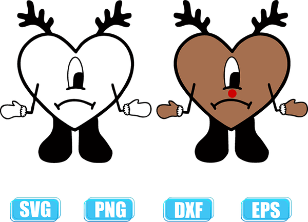 Bad Bunny Heart PNG