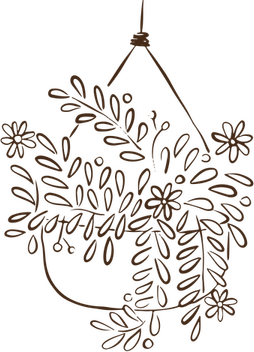 Hanging Flower PNG