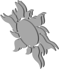 Tangled Sun PNG