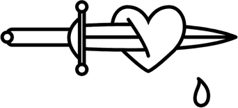 Heart With Knife PNG