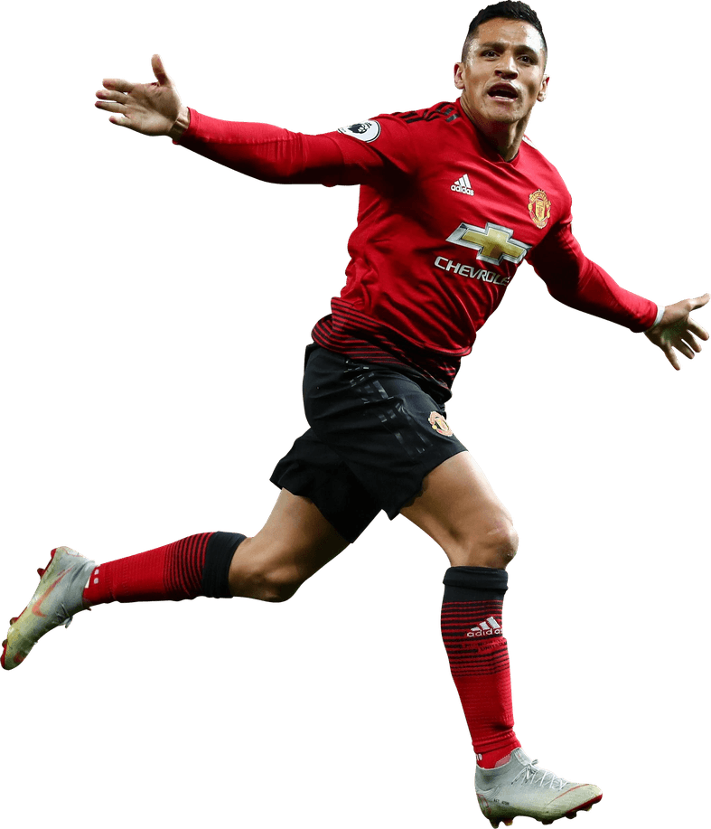 Alexis Sanchez Manchester United PNG