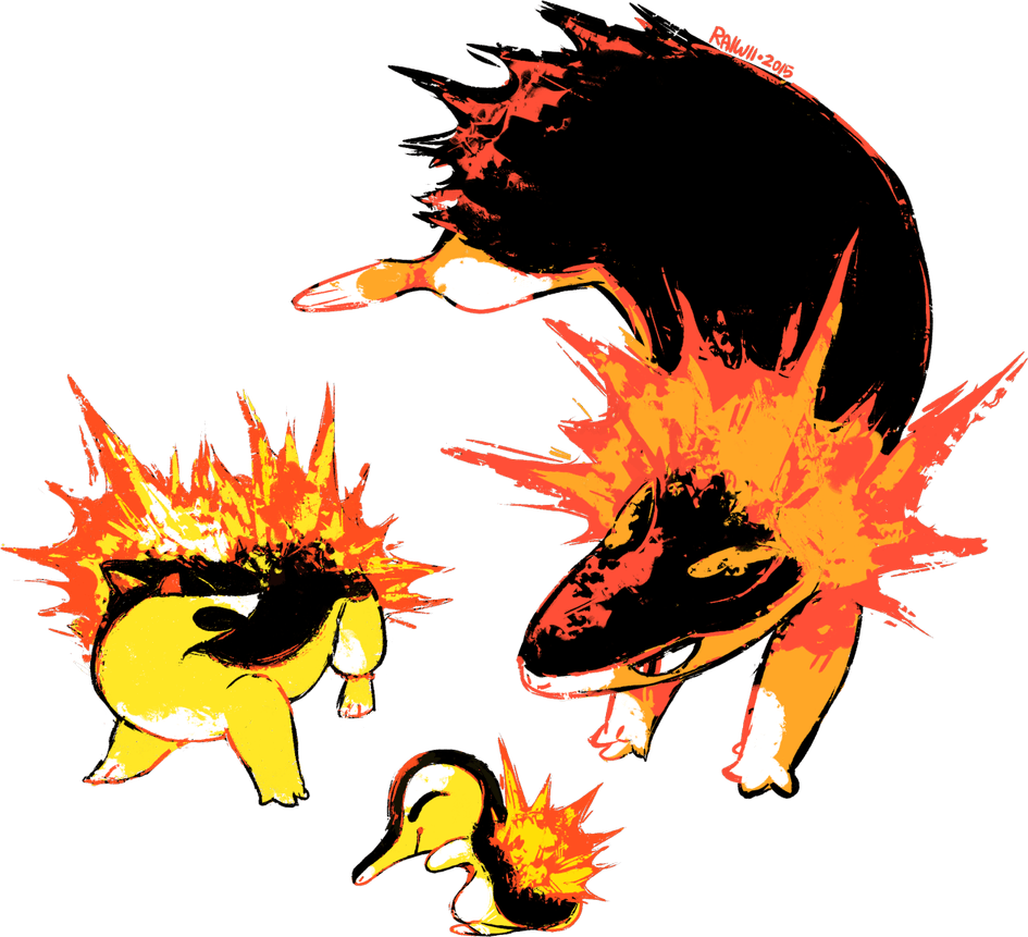 Typhlosion Pokemon PNG