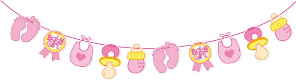 Baby Girl Banner PNG