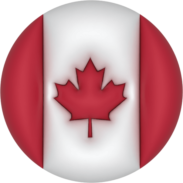 Canada Flag Circle PNG