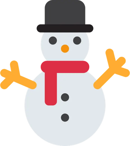 Snowman Emoji PNG