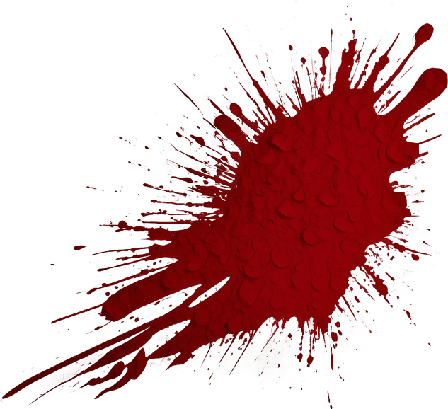 Red Paint Splatter PNG