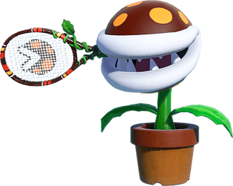 Fire Plant Mario PNG