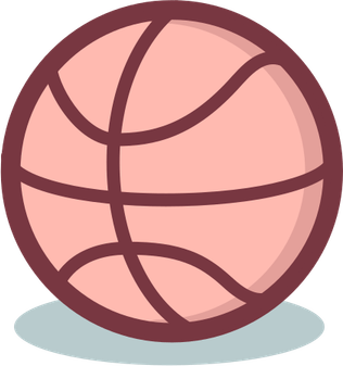 Pink Basketball PNG