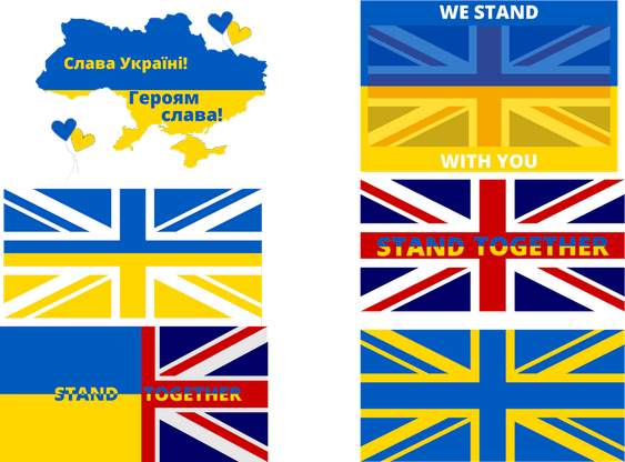 We Stand With Ukraine PNG