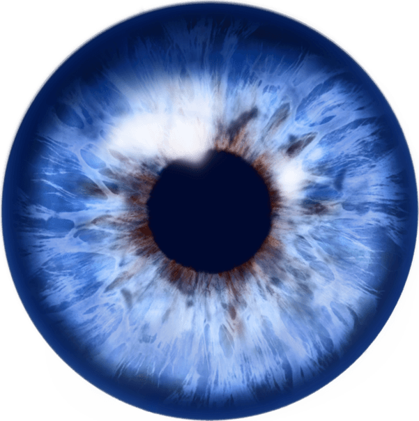 Blue Eyeball PNG