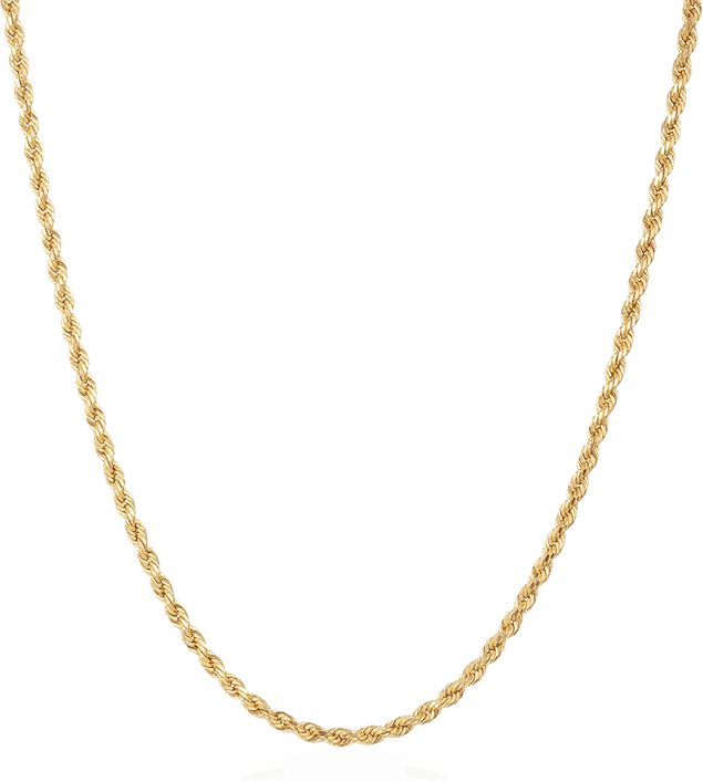 Gold Rope Chain PNG