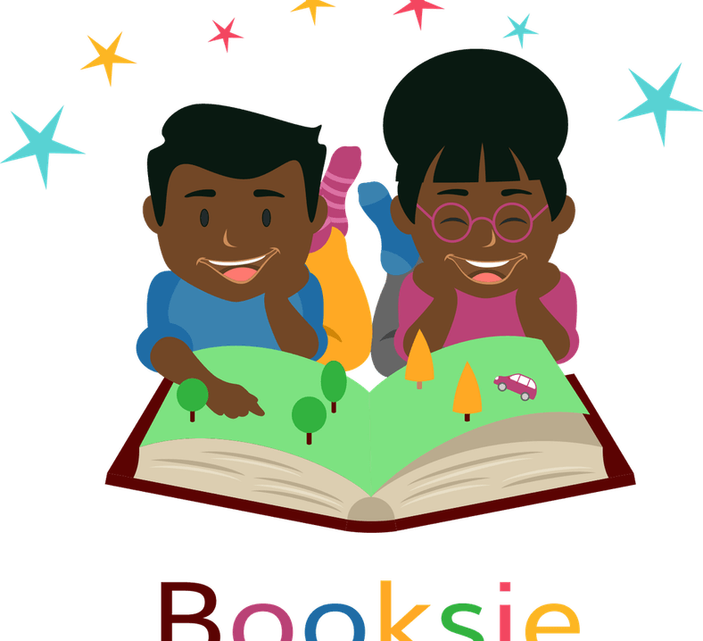 Children Reading Book PNG
