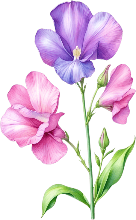 April Birth Flower PNG