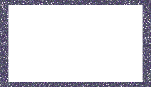 Silver Glitter Border PNG
