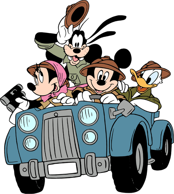 Safari Mickey Mouse PNG