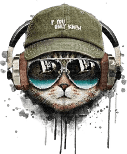 Dj Cat PNG