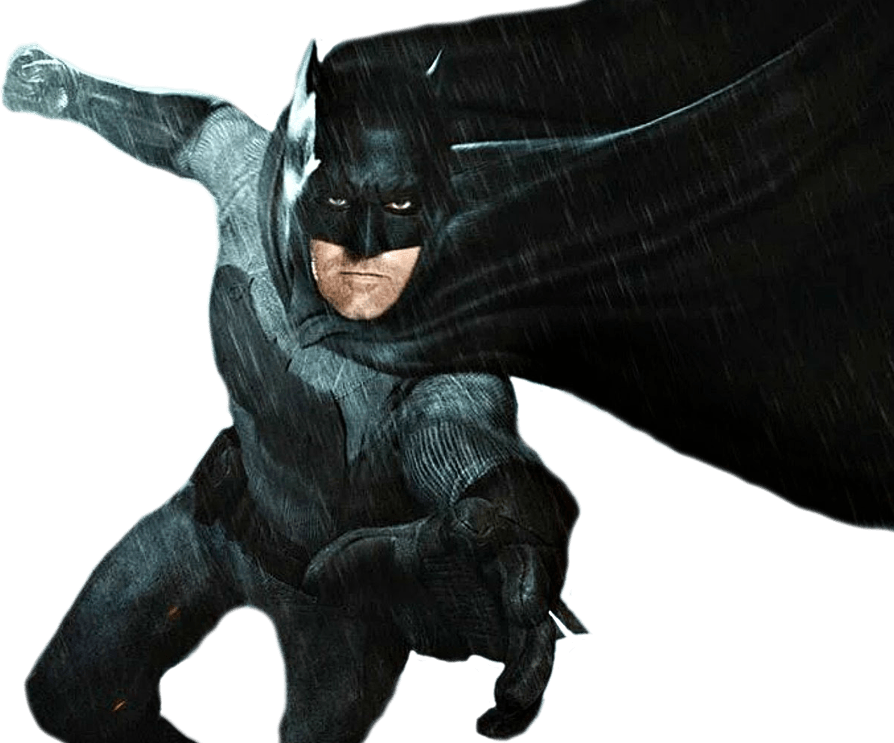 Batman Comic Book Outfit PNG