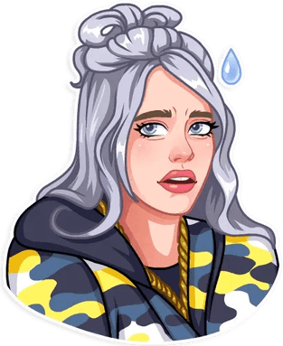 Aesthetic Theme Billie Eilish PNG