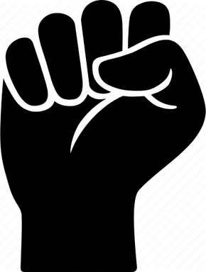 Black Power Fist PNG