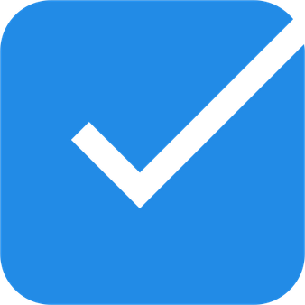 Blue Check Mark PNG