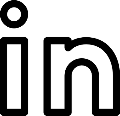 Linkedin Logo Black PNG