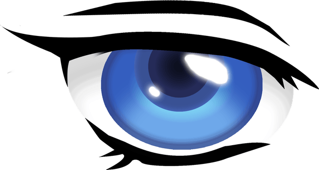 Blue Eyes Anime PNG