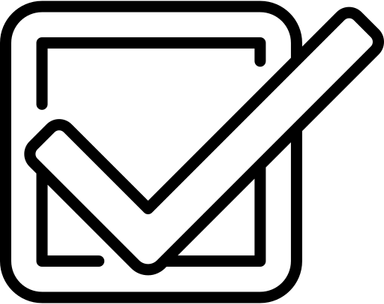 Black Check Mark PNG