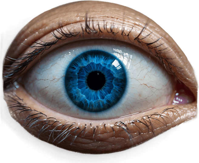 Glowing Blue Eyes PNG