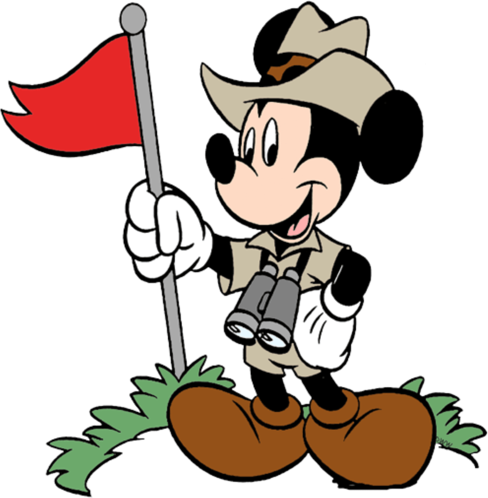 Safari Mickey Mouse PNG