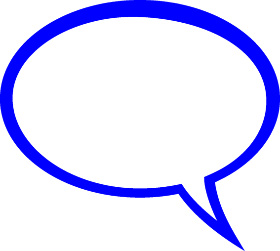 Speech Bubble Outline PNG